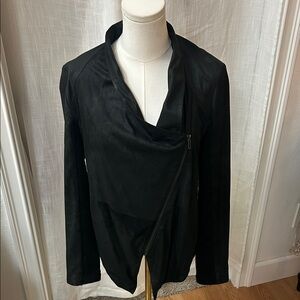 BB Dakota Faux Suede Black Women's Jacket.